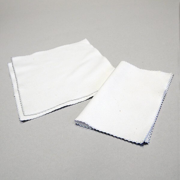 Vinyl Record Microfiber White Clean